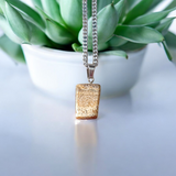 Leopard Skin Jasper Stone Pendant on a Chain - Lab Certified for Spiritual Healing and Fashion