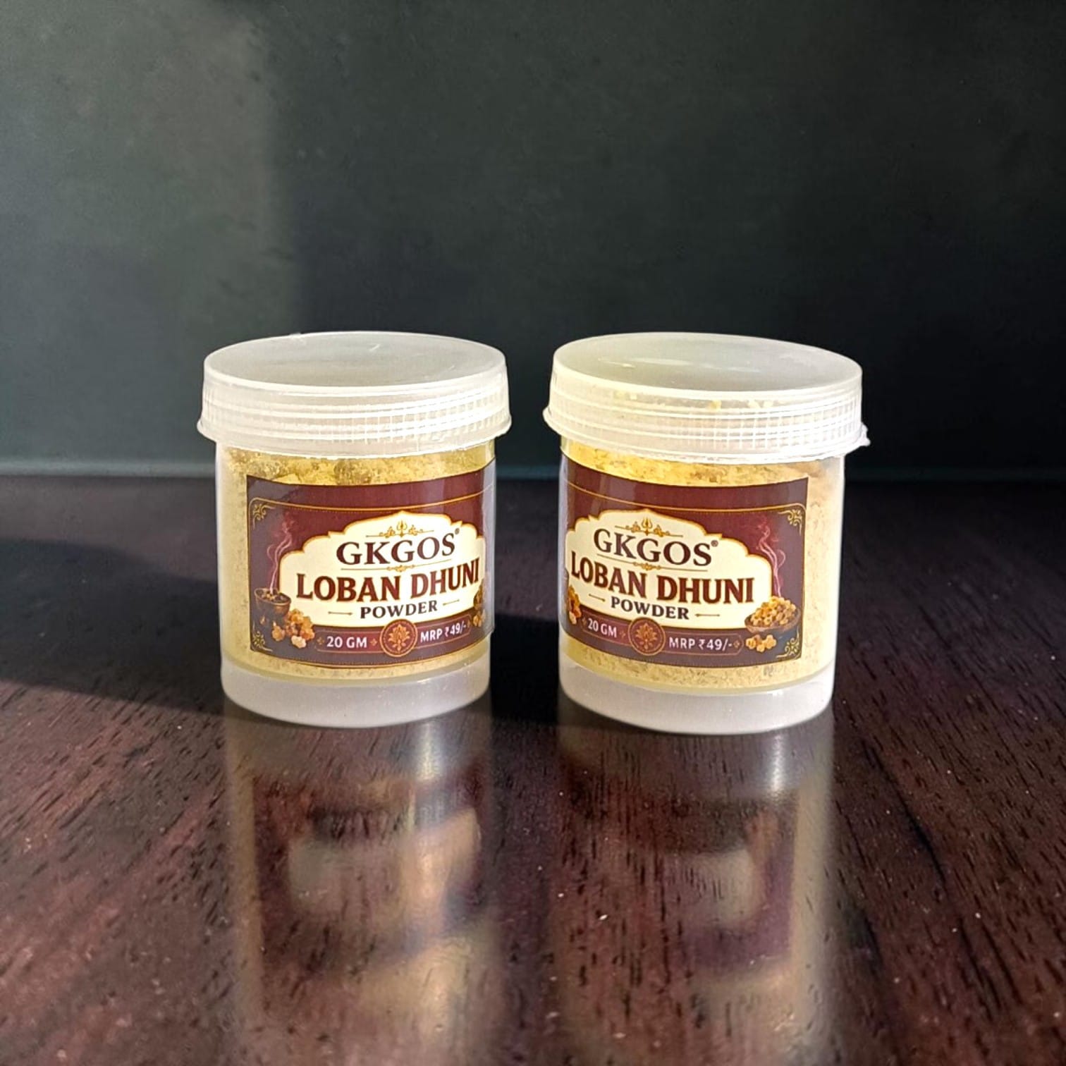 Loban Dhuni Powder Set of 5 Packs 100g Each Herbal Dhoop Havan Powder for Puja Home Fragrance