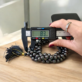 Magnet Mala with 108+1 Lab Certified Magnetic Beads (8mm), ideal for meditation, healing, and stress relief