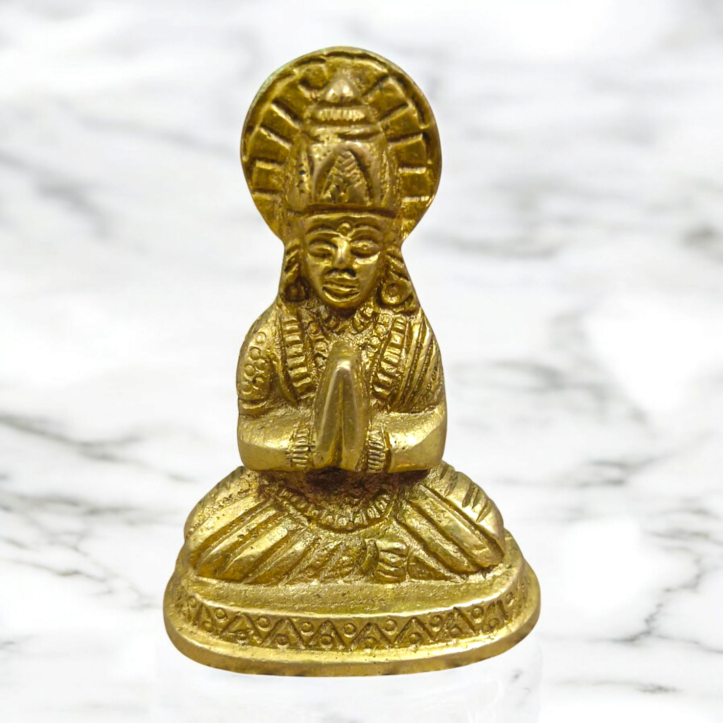 Mata Parvati Murti | Pure Brass Maa Parvati Idol, crafted in pure brass, representing the divine grace, love, and blessings of Goddess Parvati for your home or temple.