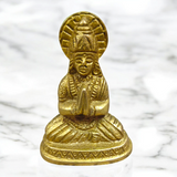 Mata Parvati Murti | Pure Brass Maa Parvati Idol, crafted in pure brass, representing the divine grace, love, and blessings of Goddess Parvati for your home or temple.