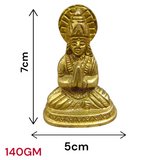 Mata Parvati Murti | Pure Brass Maa Parvati Idol, crafted in pure brass, representing the divine grace, love, and blessings of Goddess Parvati for your home or temple.