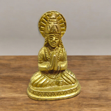 Mata Parvati Murti | Pure Brass Maa Parvati Idol, crafted in pure brass, representing the divine grace, love, and blessings of Goddess Parvati for your home or temple.