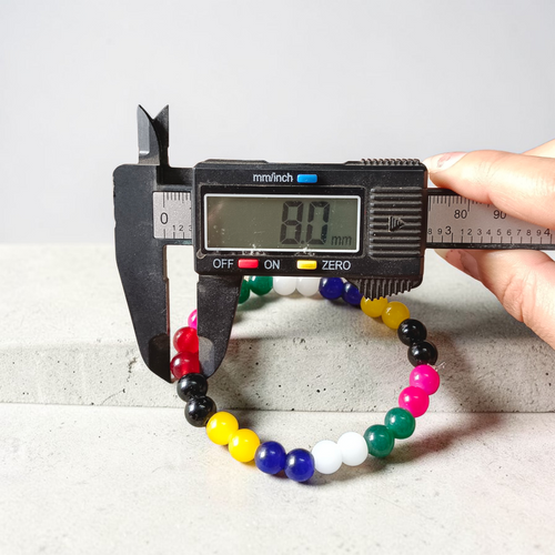 Mix Agate Bracelet 8mm Stretchable | Lab Certified Healing & Energy Stone