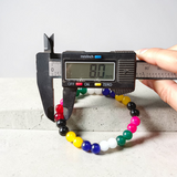 Mix Agate Bracelet 8mm Stretchable Lab Certified | Spiritual Healing Jewelry