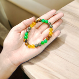 Money Magnet Bracelet with 8mm lab certified natural beads for attracting wealth, boosting confidence, and supporting goal manifestation