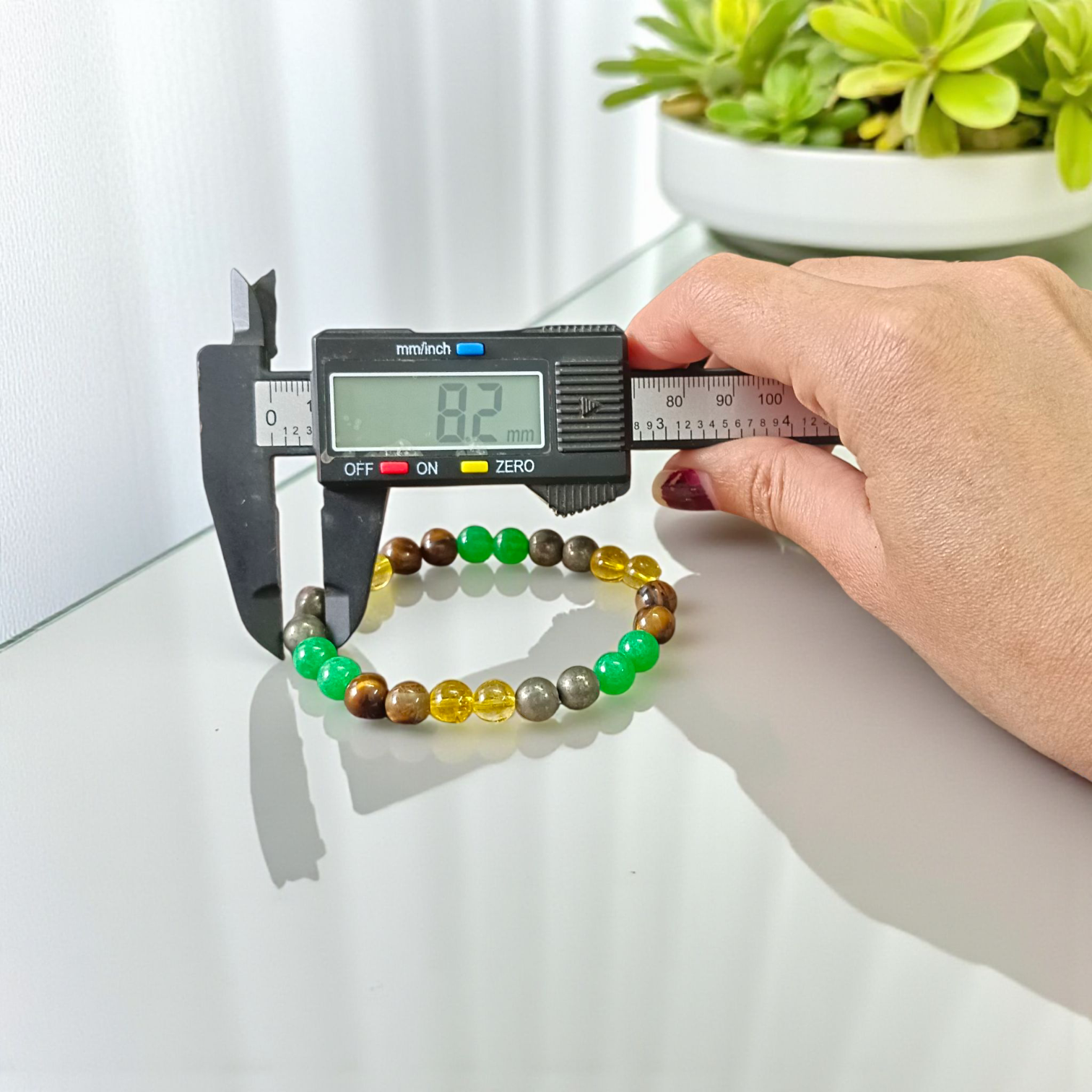 Money Magnet Bracelet with 8mm lab certified natural beads for attracting wealth, boosting confidence, and supporting goal manifestation