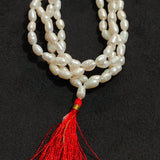 Moti Mala | Lab Certified – Authentic natural pearls for prayer, worship, meditation, and spiritual growth.