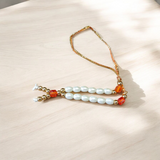 Moti Mala for Temple Use – A high-quality pearl mala used for worship, meditation, and spiritual practices