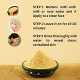 Multani Mitti | 100% Herbal | 500 GM – Pure Fuller's Earth for skin care, exfoliation, acne treatment, and sunburn relief