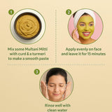 Multani Mitti | 100% Herbal | 500 GM – Pure Fuller's Earth for skin care, exfoliation, acne treatment, and sunburn relief