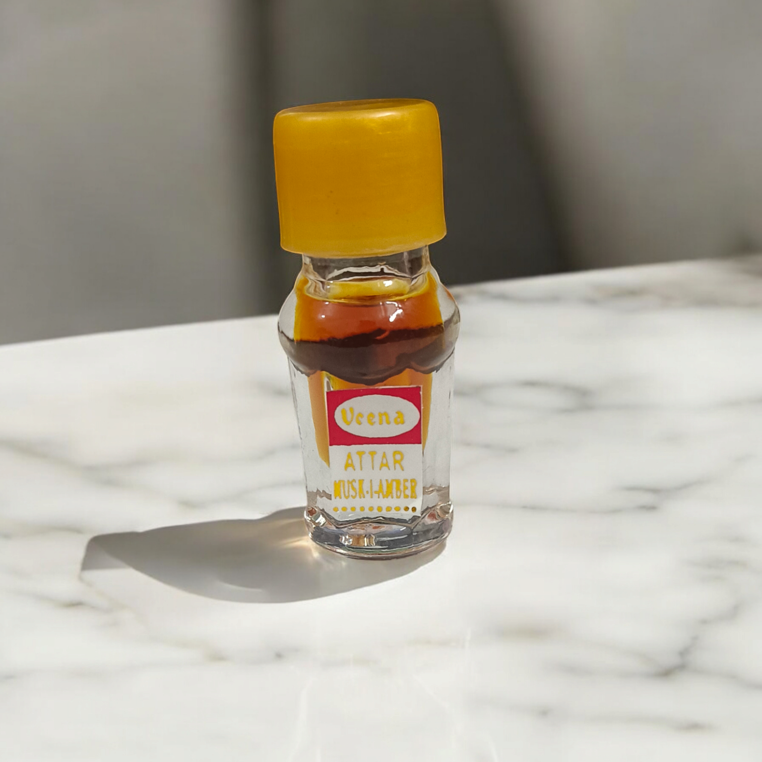 Musk Amber Attar 2ML Bottle with Exotic Musk &amp; Amber Fragrance by Gurupujan.