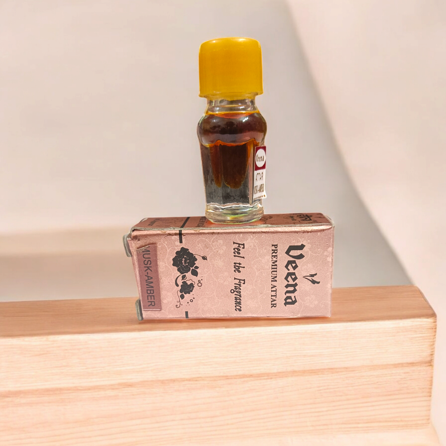Musk Amber Attar 2ML Bottle with Exotic Musk &amp; Amber Fragrance by Gurupujan.