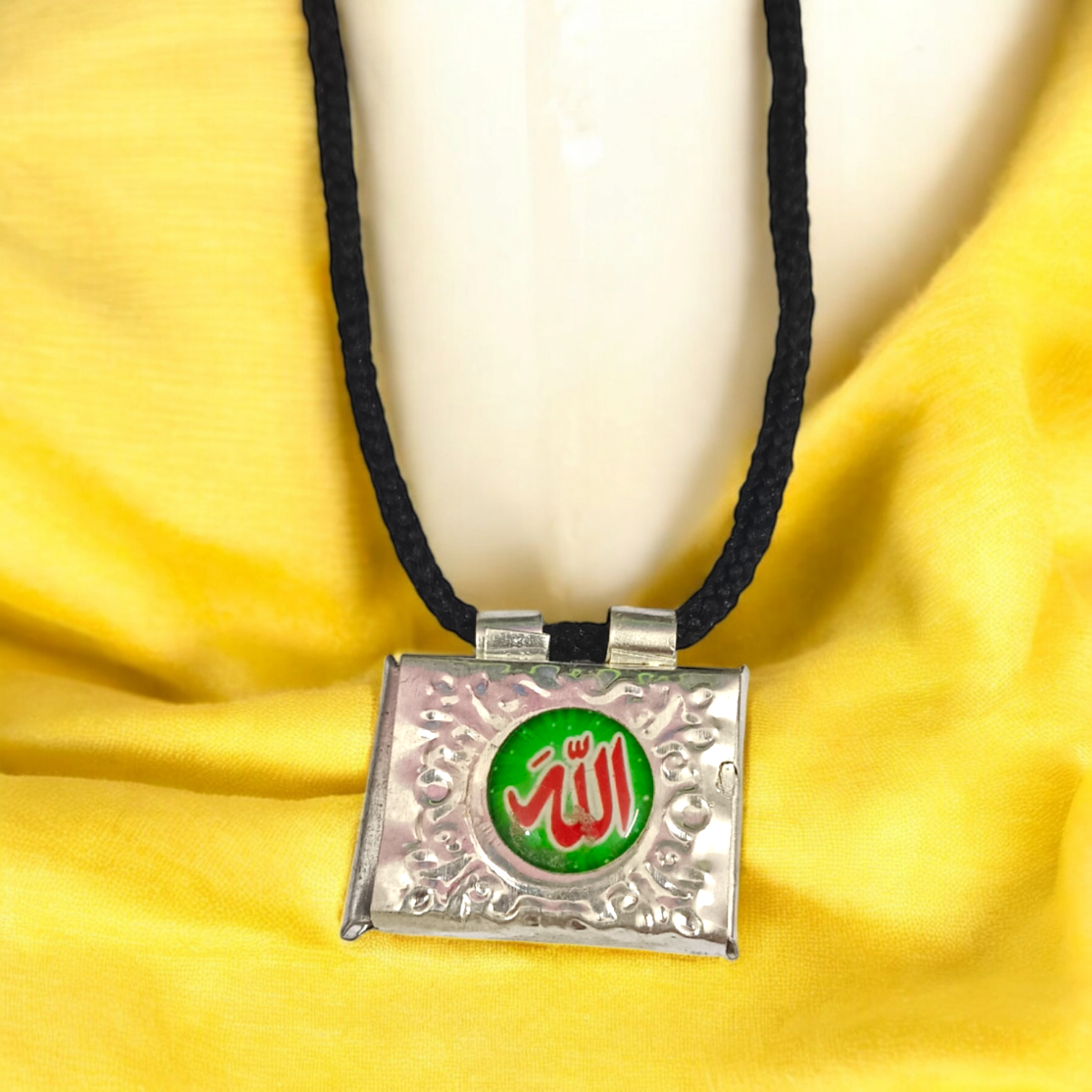 Muslim Silver Square Design Taweez With Free Bhojpatra Sheet | Special For Muslim Tantra | Spiritual Amulet Set Of 5