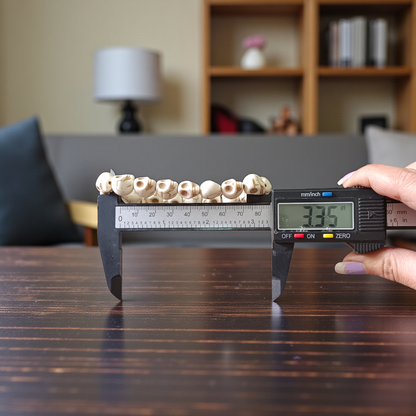 Nar Mund Bracelet with 12mm premium natural beads on a stretchable cord, unisex design
