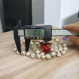 Nar Mund Mala – Traditional Skull Garland for Goddess Kali, used in Gurupujan rituals. Handcrafted mala with faux skulls symbolizing spiritual power and protection