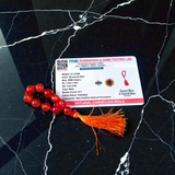 Natural Carnelian Mala 9+1 Beads Lab Certified 8mm
