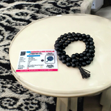 Natural Ebony Karungali Mala – 10-11MM Beads | Strength & Protection 