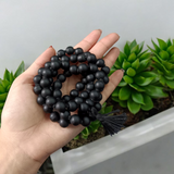 Natural Ebony Karungali Mala – 10-11MM Beads | Strength & Protection 