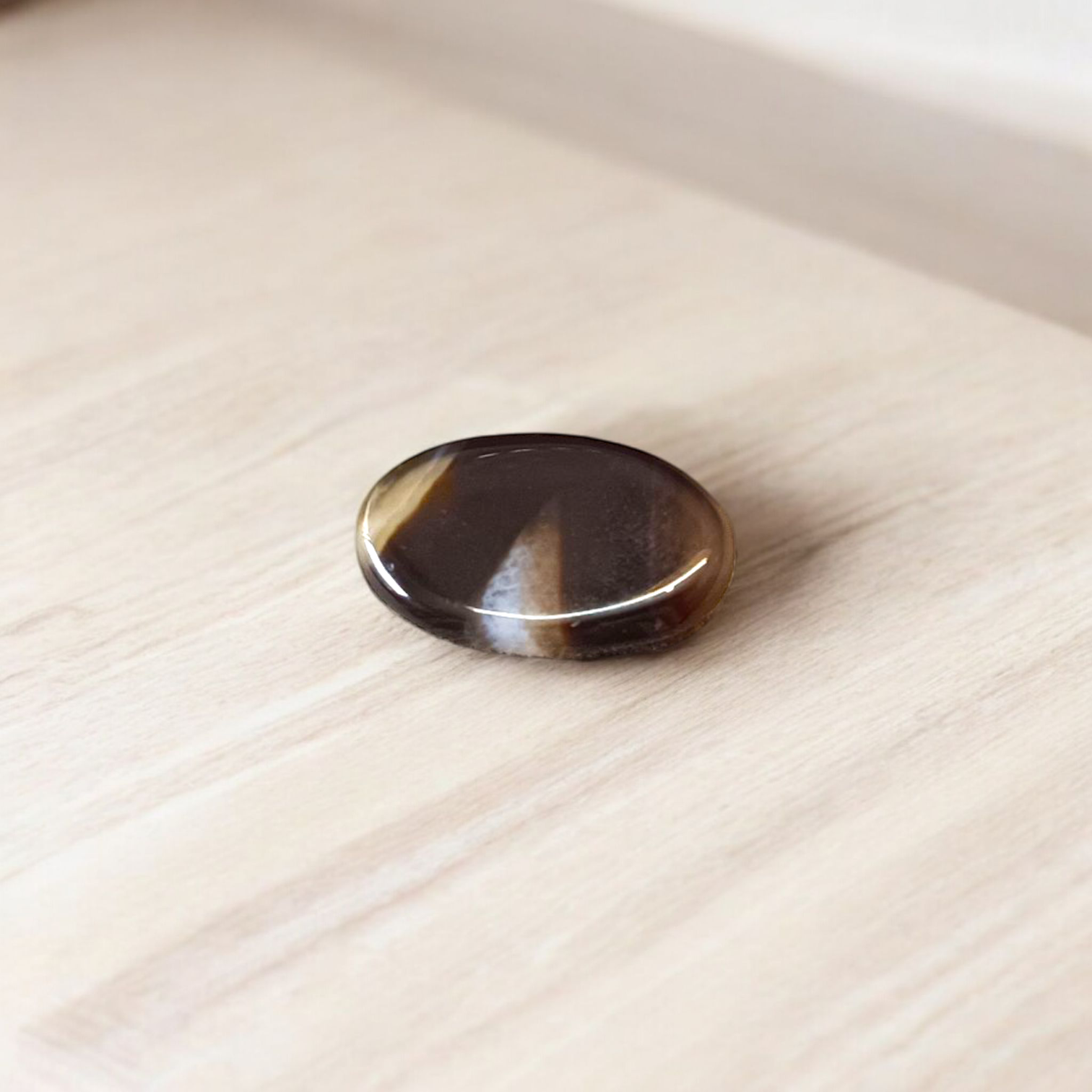 Natural Lab Certified Black Sulemani Hakik Stone for Spiritual Protection and Balance