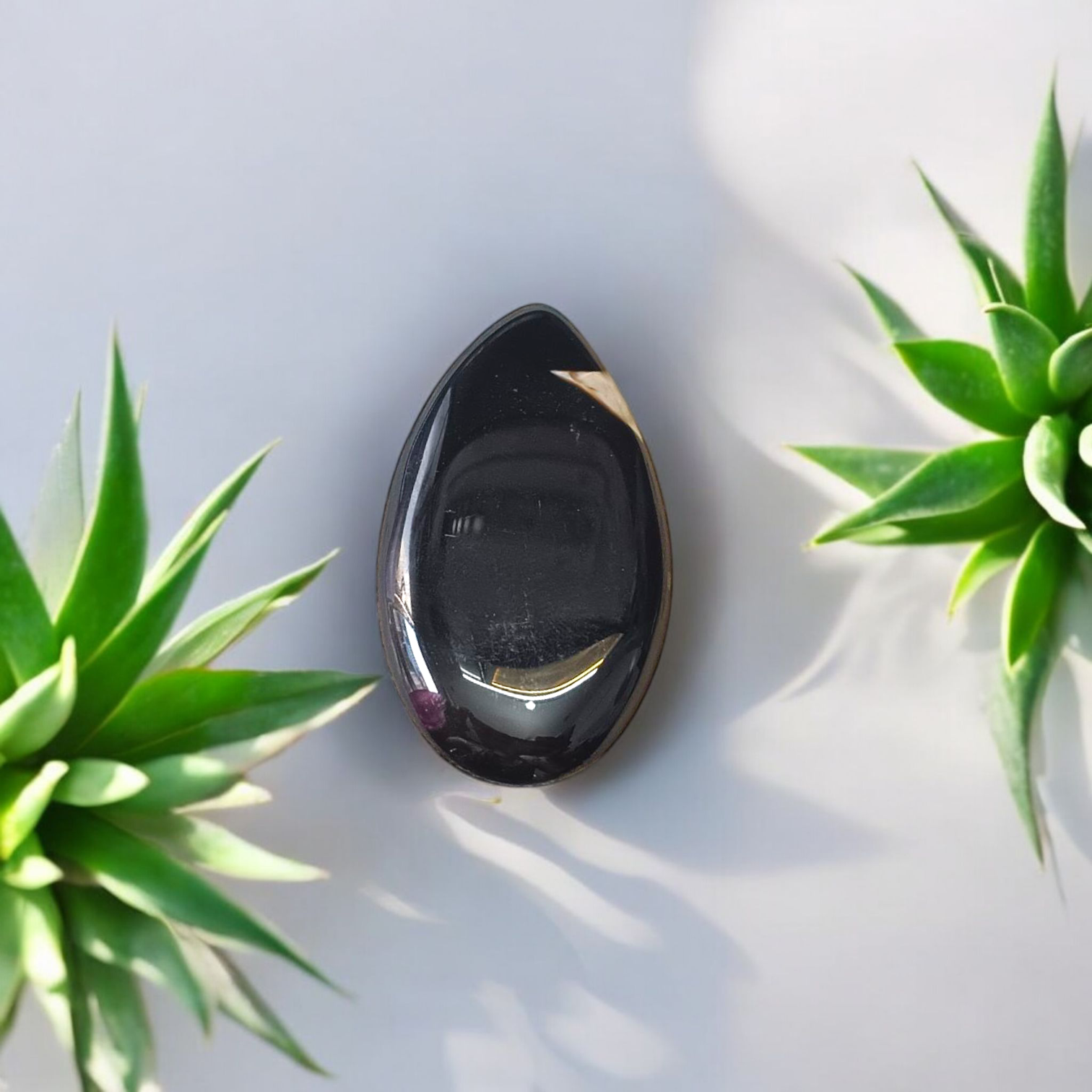 Natural Lab Certified Black Sulemani Hakik Stone for Spiritual Protection and Balance