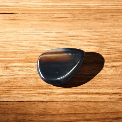 Natural Lab Certified Black Sulemani Hakik Stone for Spiritual Protection and Balance