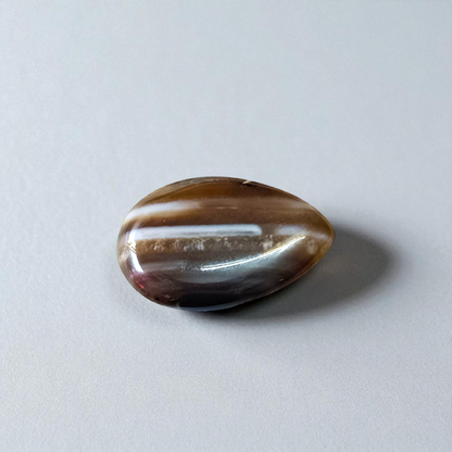 Natural Lab Certified Black Sulemani Hakik Stone for Spiritual Protection and Balance