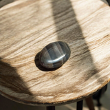 Natural Lab Certified Black Sulemani Hakik Stone for Spiritual Protection and Balance