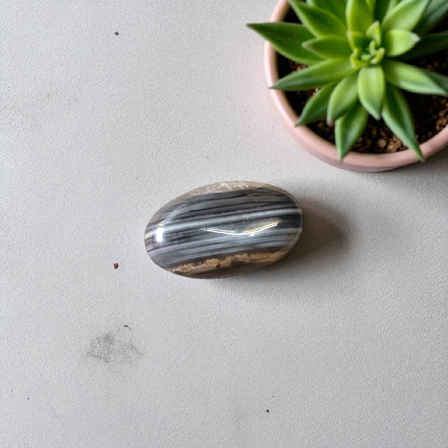 Natural Lab Certified Black Sulemani Hakik Stone for Spiritual Protection and Balance