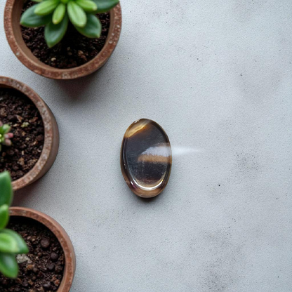 Natural Lab Certified Black Sulemani Hakik Stone for Spiritual Protection and Balance