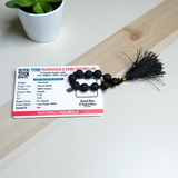 Natural Lava Finger Mala with 9+1 Beads (8mm), Lab Certified, for Meditation and Healing – Gurupujan