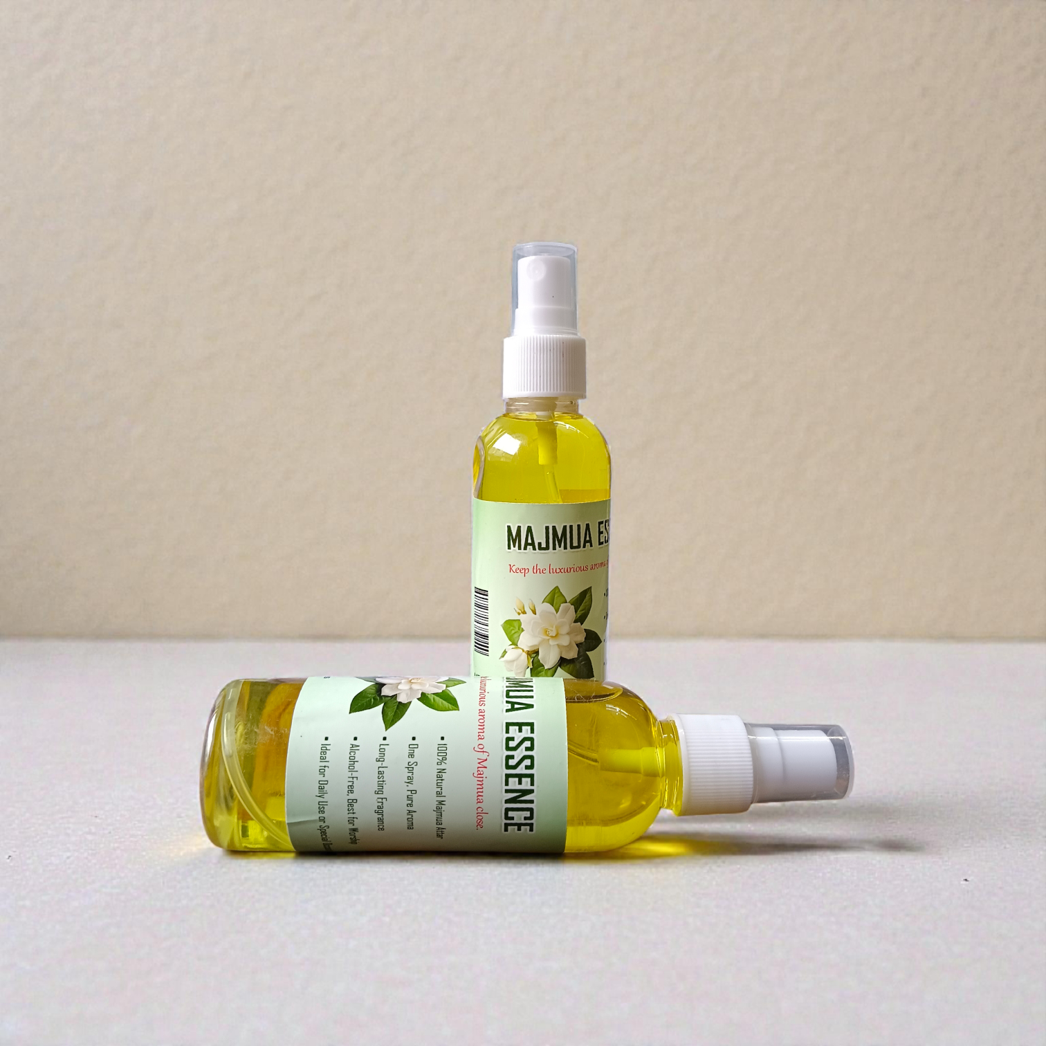 Natural Majmua Essence Spray Attar 100ML set of two bottles with premium oriental fragrance packaging