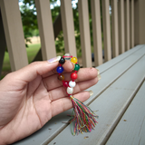 Natural Navratan Multi Stones Finger Mala 9+1 Beads Lab Certified 8mm