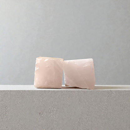 Natural Rose Quartz Stone Set of 2—lab-certified pink healing crystals for love, positivity, relationship harmony, and meditation