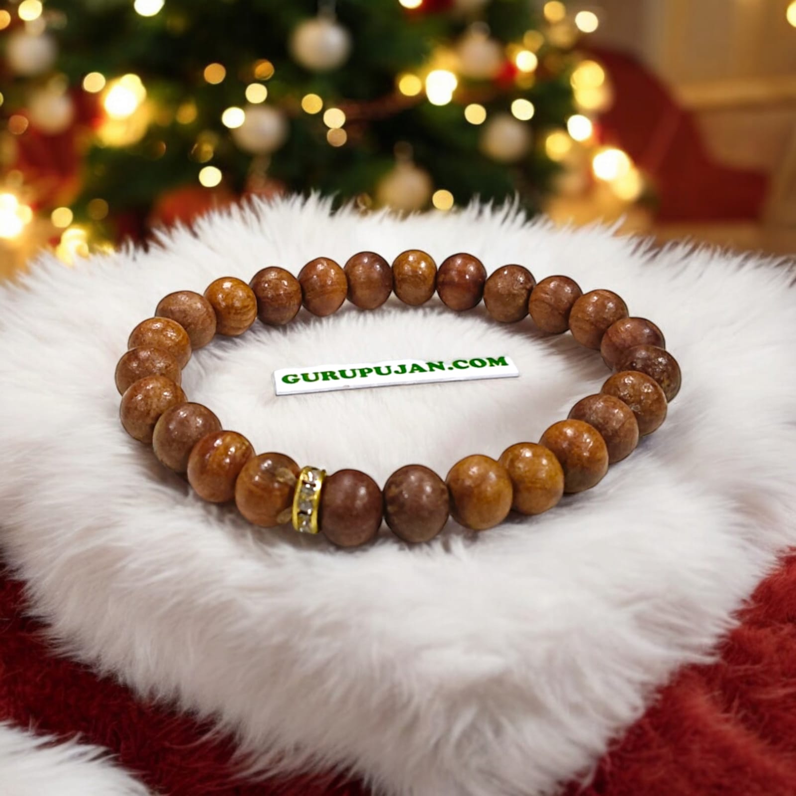 Natural Safed Chandan Mala made from White Sandalwood beads, available in different variants for creativity, skill development, and spiritual growth.