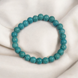 Natural Turquoise Bracelet - Natural Reiki Feng-Shui Healing Crystal Gem Stone – 8MM - Stretchable