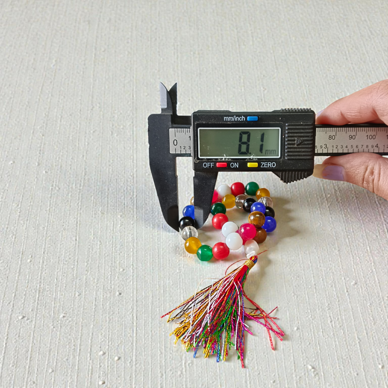 Navratan (Navgrah) Mala with 108+1 Beads – 8mm Lab Certified Gemstones for Astrology, Prosperity, and Spiritual Protection