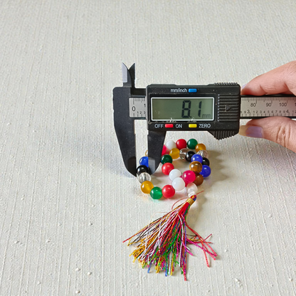 Navratan (Navgrah) Mala with 108+1 Beads – 8mm Lab Certified Gemstones for Astrology, Prosperity, and Spiritual Protection