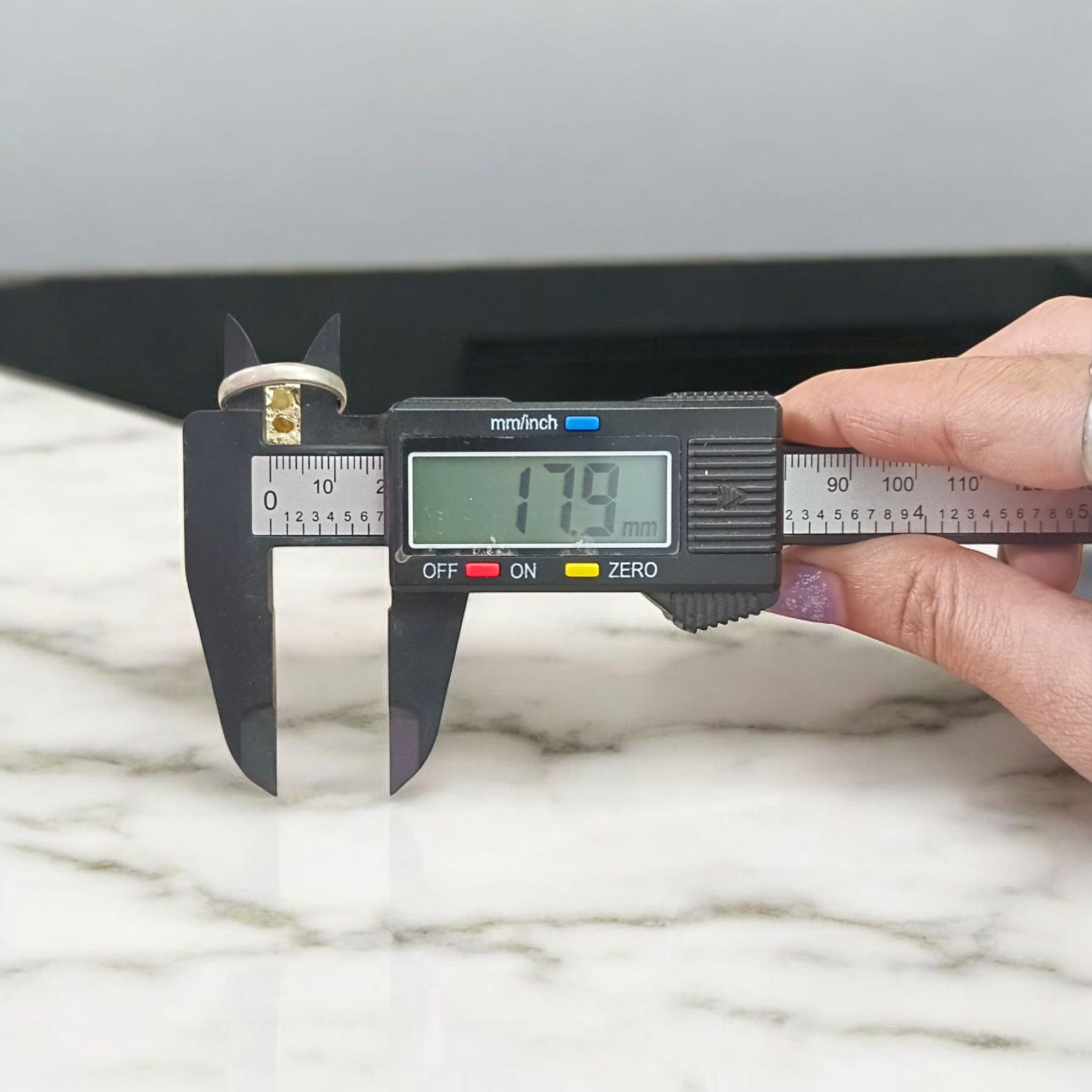 Navratan Ring Square Shape – Spiritual and astrological ring featuring nine gemstones for prosperity, health, and protection.