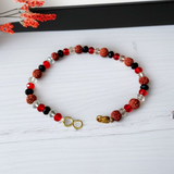 Nazar Battu Bracelet with Red, White, and Black Crystals for Unisex Wear – Protection from evil eye and negative energies