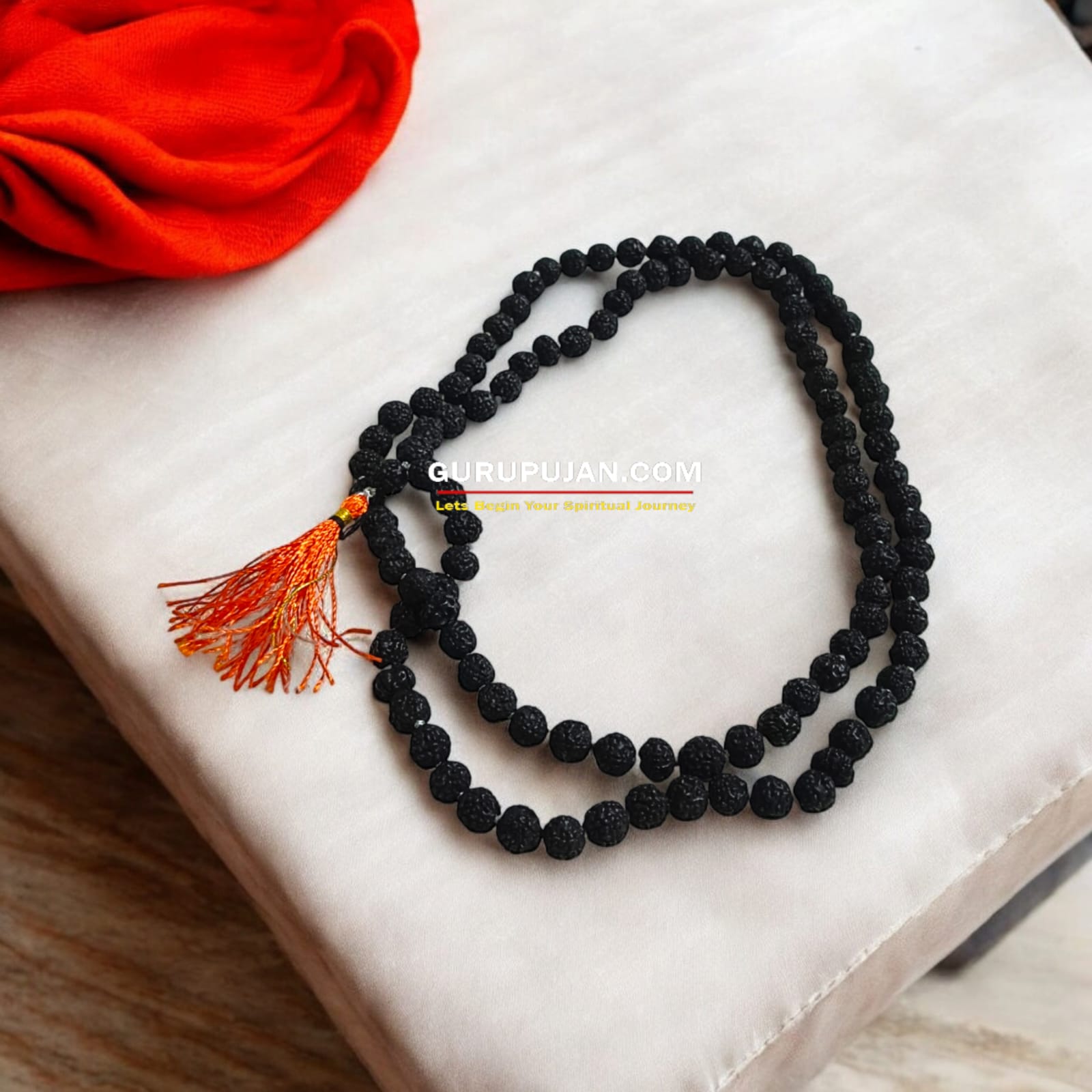 Aashita Creations Gecertificeerde originele Rudraksha Mala (bruin, 9-10 mm) met certificaat om te dragen en Japa Mala (5 Mukhi Mala, 108 kralen Mala rozenkransslinger Aashita Creations Gecertificeerde originele Rudraksha Mala (bruin, 9-10 mm) met certificaat om te dragen en Japa Mala (5 Mukhi Mala, 108 kralen Mala rozenkransslinger