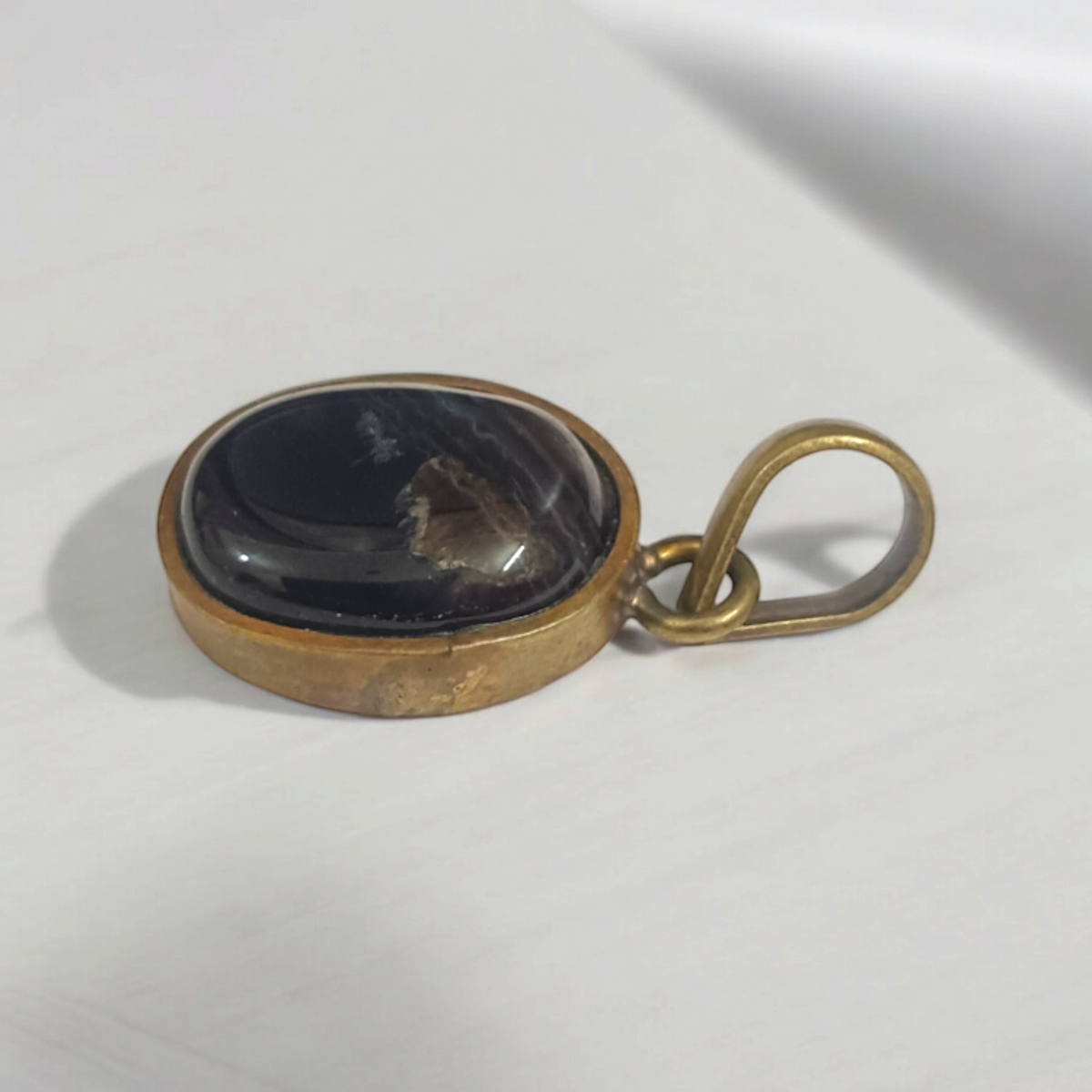 Original Black Sulemani Pendant - Lab Certified – Spiritual Jewelry for Focus and Emotional Stability