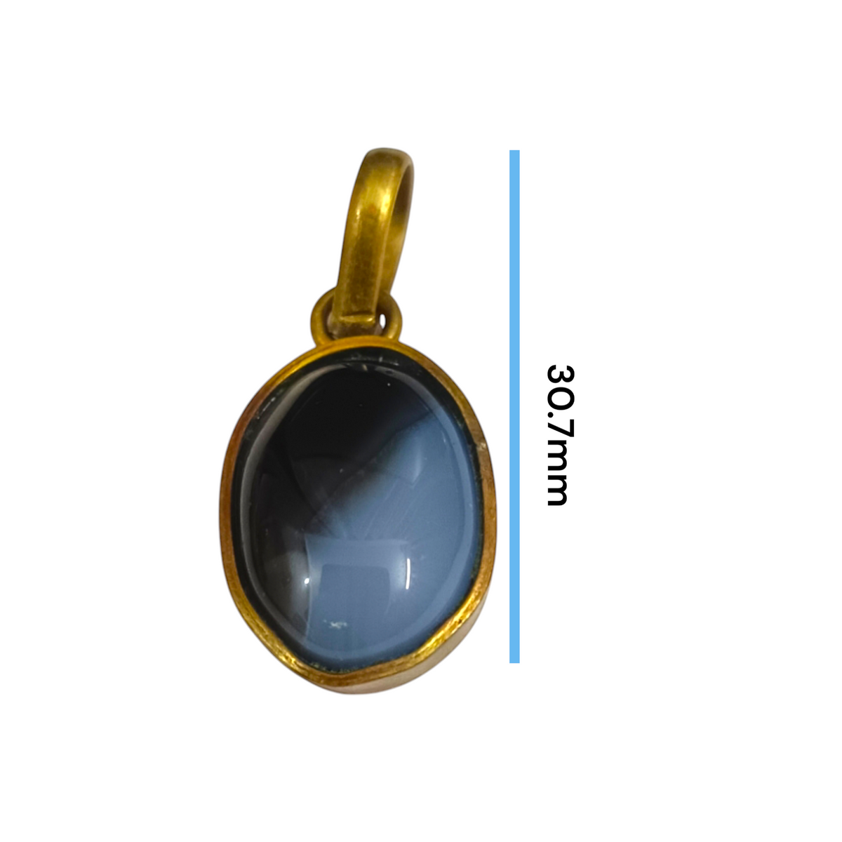 Original Black Sulemani Pendant - Lab Certified – Spiritual Jewelry for Focus and Emotional Stability