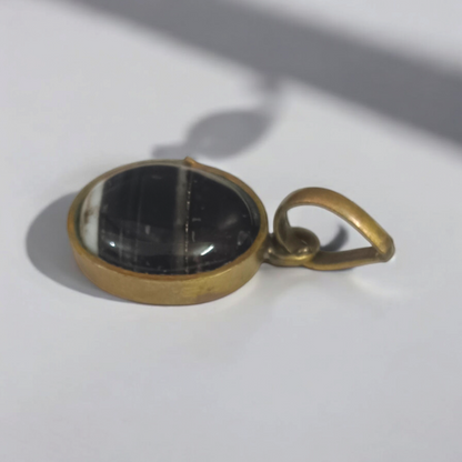 Original Black Sulemani Pendant - Lab Certified – Spiritual Jewelry for Focus and Emotional Stability