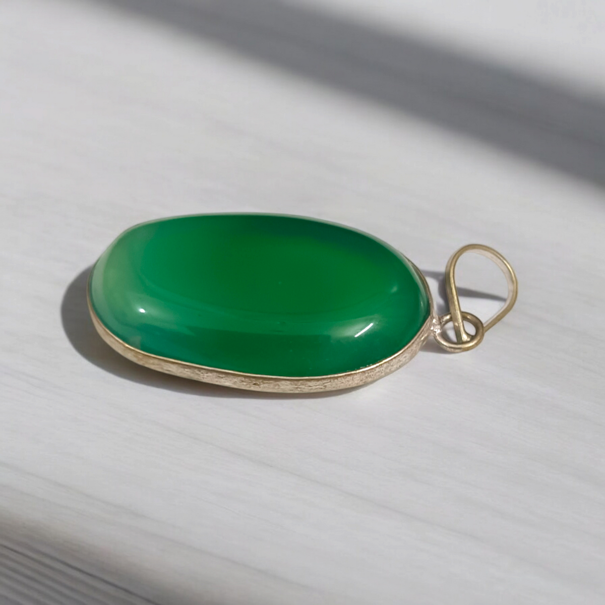 Original Green Sulemani Pendant – Lab Certified for Protection from Negative Energies