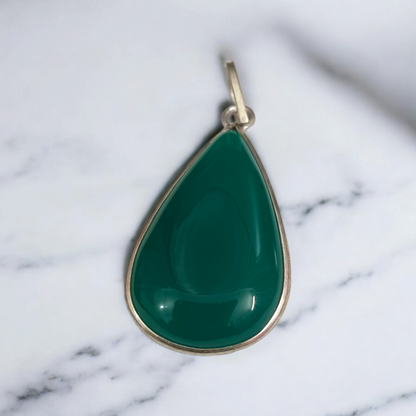 Original Green Sulemani Pendant – Lab Certified for Protection from Negative Energies