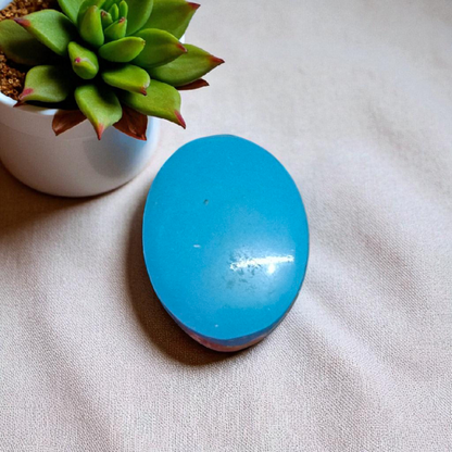 Original Turquoise (Firoza) Stone – Natural Blue-Green Healing Crystal for Communication and Protection