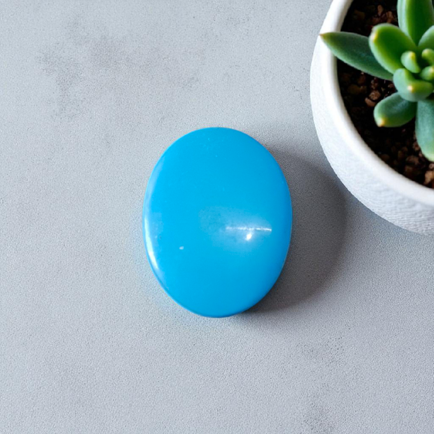 Original Turquoise (Firoza) Stone – Natural Blue-Green Healing Crystal for Communication and Protection