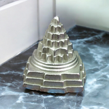 Parad Shri Yantra - 100% Genuine Meru Yantra, Lab Certified, Sacred Metal Spiritual Symbol for Prosperity and Harmony