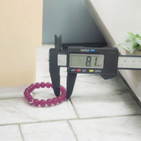 Pink Onyx Bracelet - interior design to make any feature walls, or decorative elements stand out - 8MM – Stretchable Bracelet